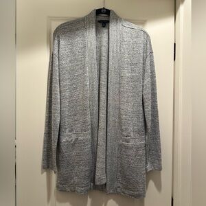 Banana Republic light grey cardigan
